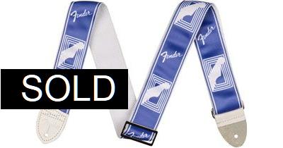 Fender Monogrammed Strap Lake Placid Blue